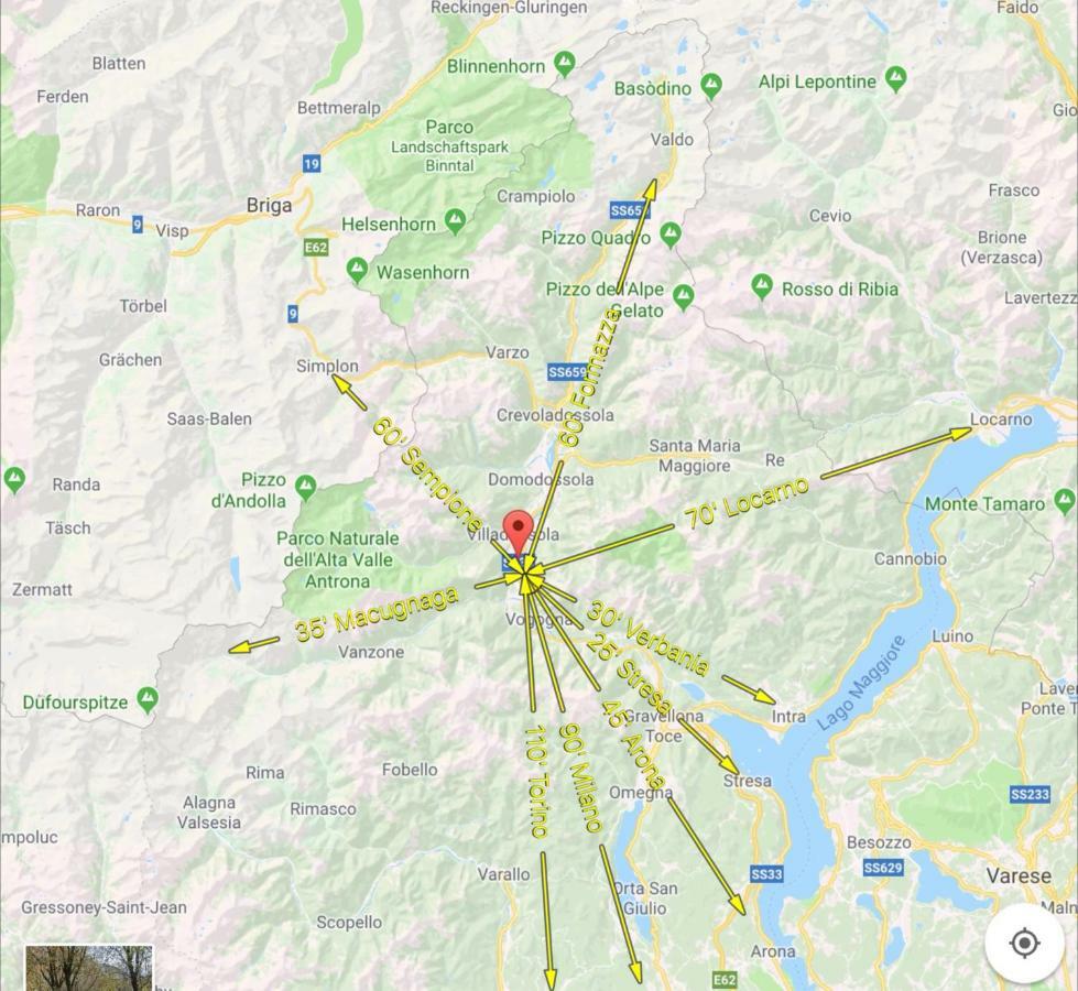 Nel Cuore Dell'Ossola Pallanzeno Buitenkant foto